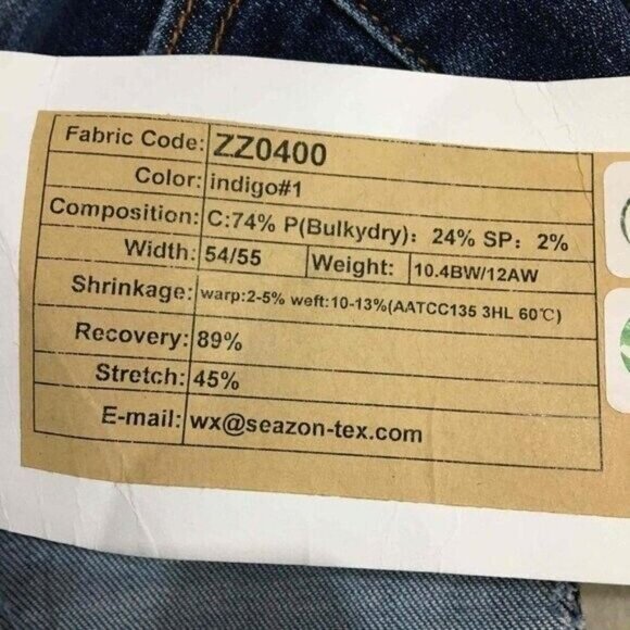 SEAZON Denim Size 12 Skinny Stretch Distressed Jeans 31 x 33 - Picture 2 of 9
